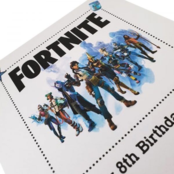 Fortnite Birthday Card