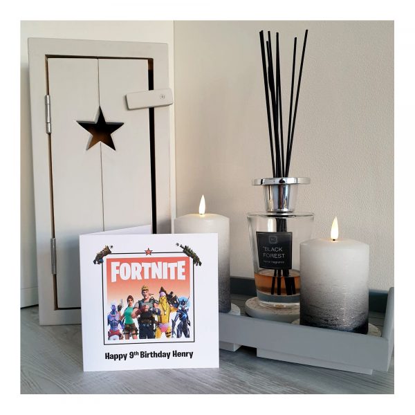 Personalised Fortnite Birthday Card