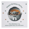 Baby Yoda Birthday Card