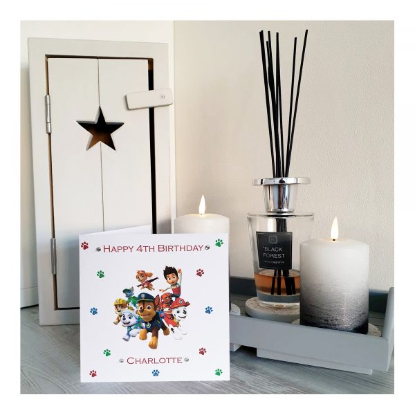 Personalised Paw Patrol Birthday Card