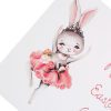 Easter Bunny Ballerina Card