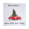 Car Christmas Tree Card